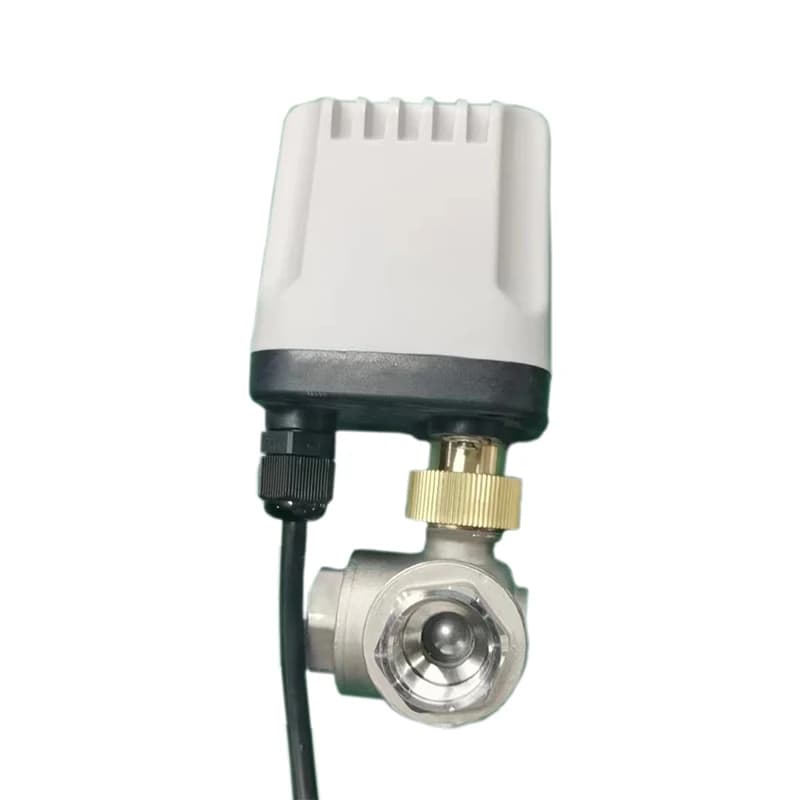 3 Way Stainless Steel IP65 Motorised Ball Gate Valve | 220V/12V/24V T-Port | Industrial Control - Thumbnail 4