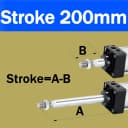 Stroke 200mm