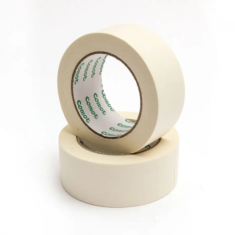 Masking Tape | White Crepe Paper | 15/25/35mm x 50m for Painting & Drawing - Thumbnail 3