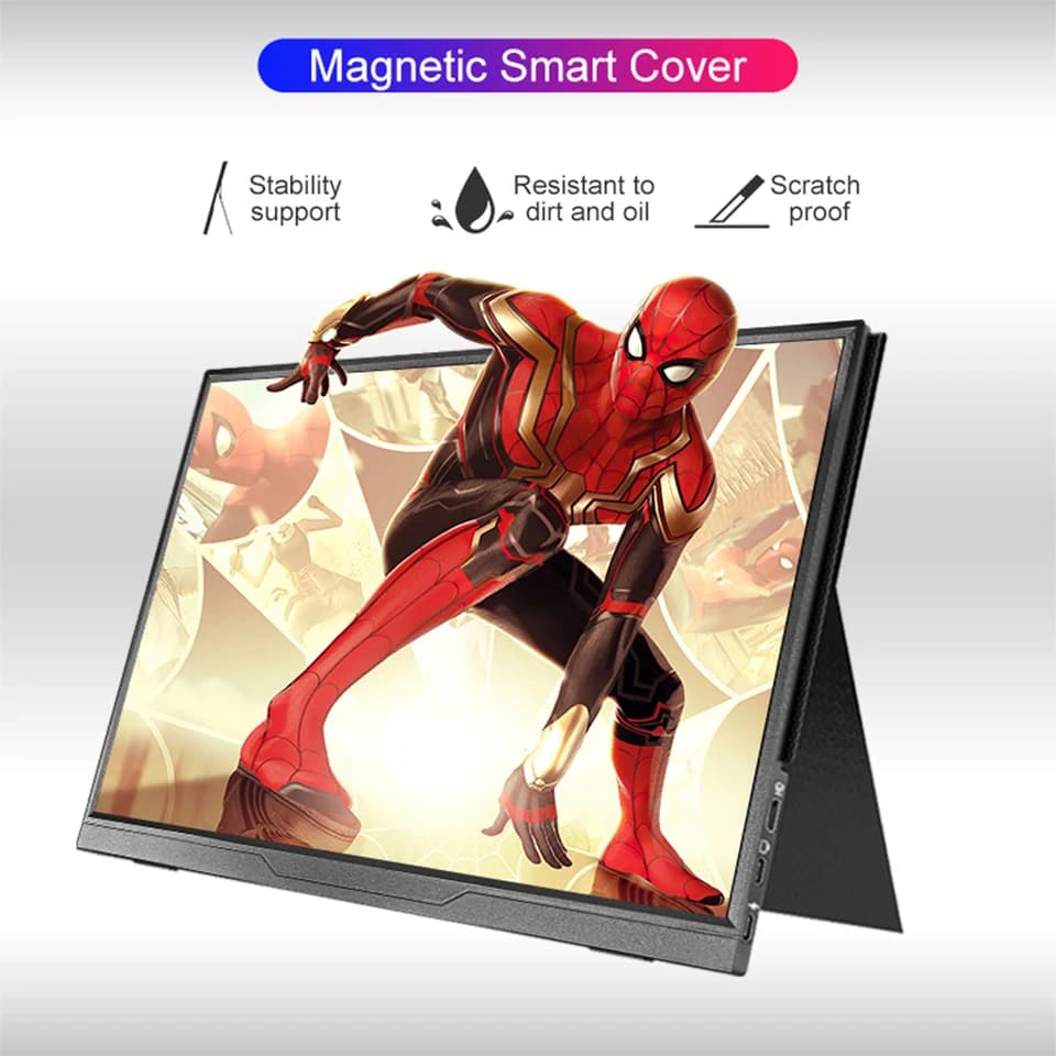 14 Touchscreen Portable Monitor | 1200P IPS Panel | USB-C & HDMI for Laptops - Thumbnail 4