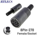 8Pin Female 270