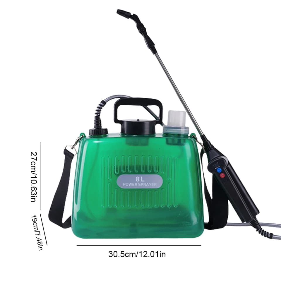 5/8L Electric Knapsack Sprayer | High-Pressure, Battery Powered | 4 Mist Nozzles - Thumbnail 2