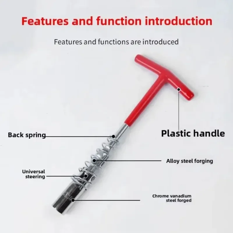 Head Spark Plug Socket | 360° Rotation | 14mm, 16mm & 21mm Sizes - Thumbnail 2