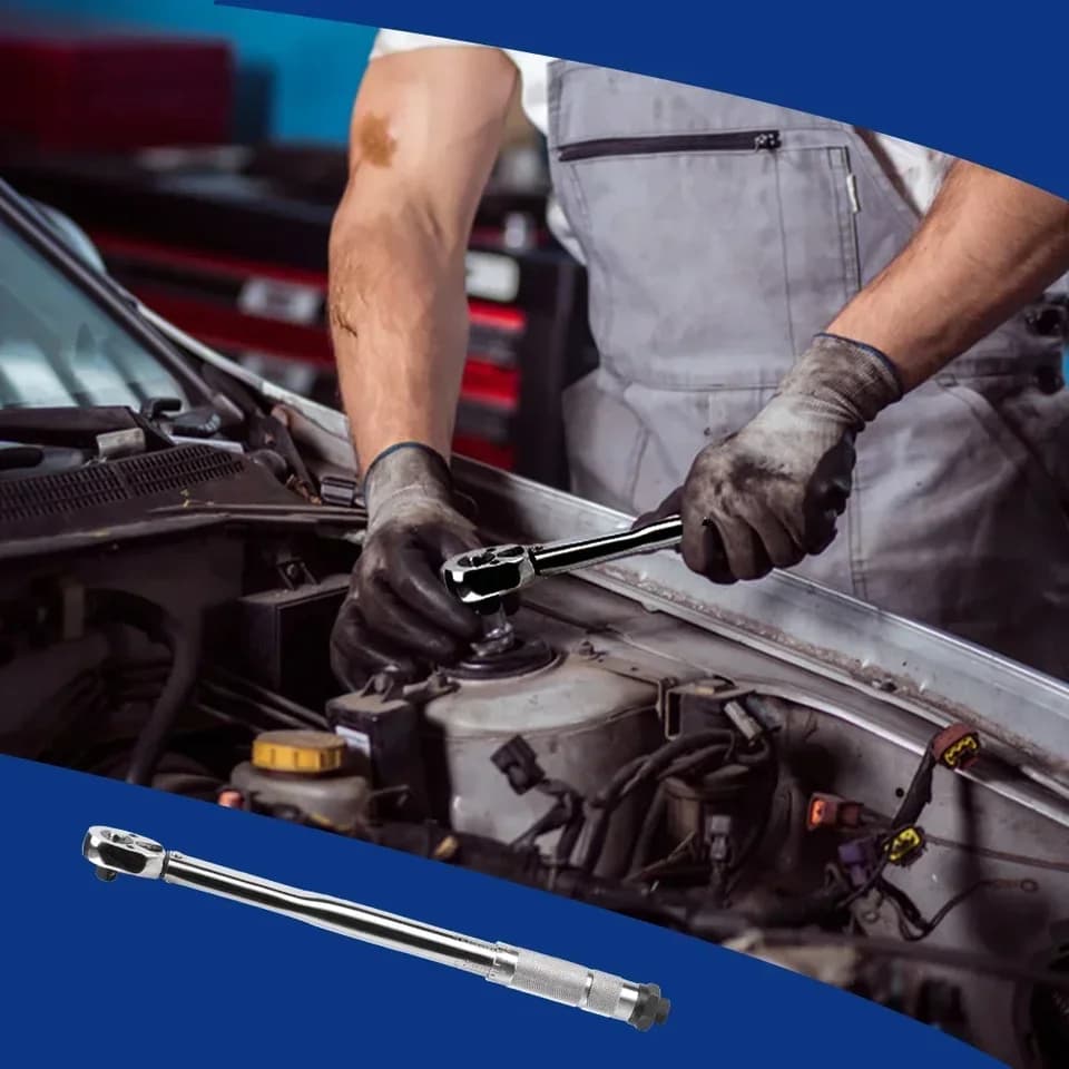1/2" Drive Torque Wrench | 10-210Nm Adjustable | Car, Bike & Motorbike Tool - Thumbnail 6