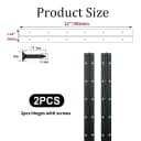 2pcs 12inx30mmx1.2mm