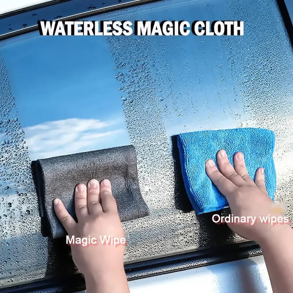 Glass Cleaning Cloths | Reusable & Lint-Free | For Mirrors & Glass - Thumbnail 4