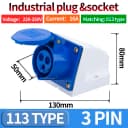 16A 3Pin 113Type