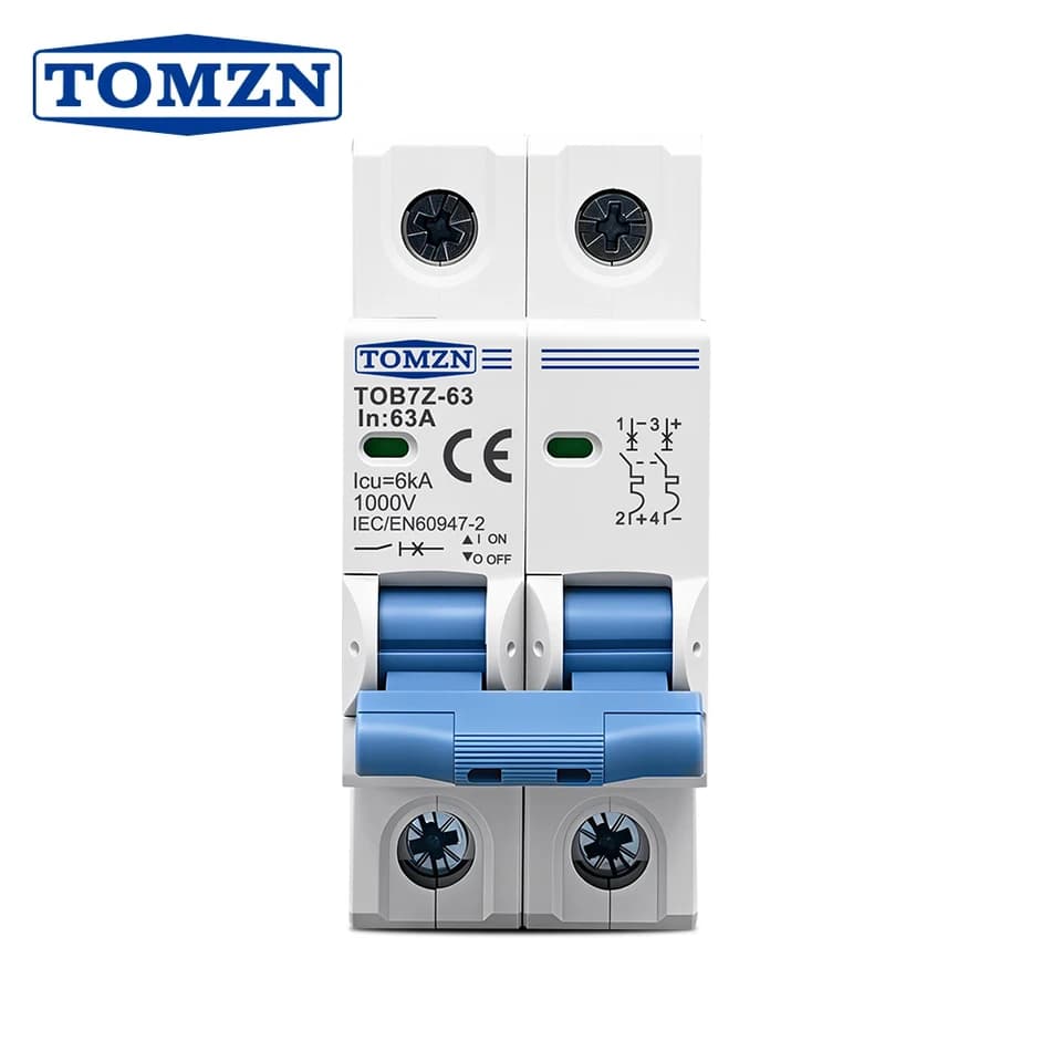 DC Miniature Circuit Breaker | 1000V Solar MCB | PV System Protection - Thumbnail 2