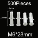 500Pieces M6x28