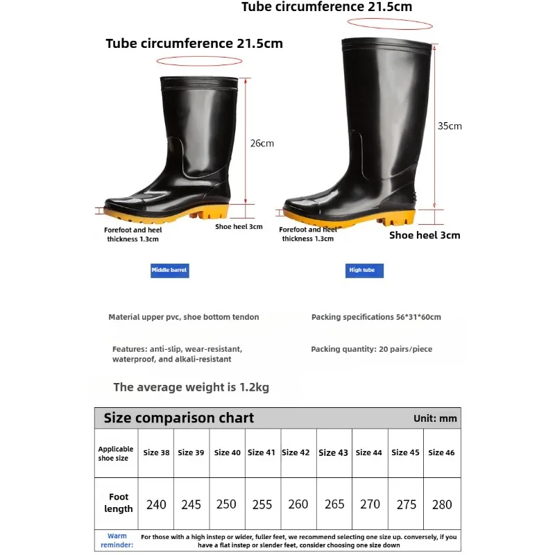 Men's Safety Wellington Boots | Waterproof Non-Slip | Extreme Conditions - Thumbnail 3