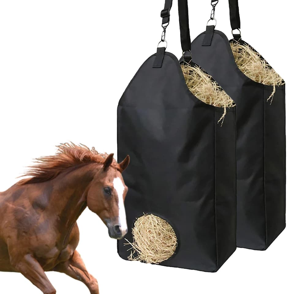 Large Hay Net Horse | Slow Feeder Bag | Stable & Outdoor Use - Thumbnail 3