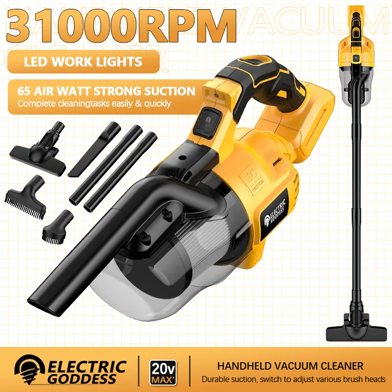 Spot Cleaner for Carpet | 16000Pa Suction Power | For Dewalt 20V Battery - Thumbnail 2