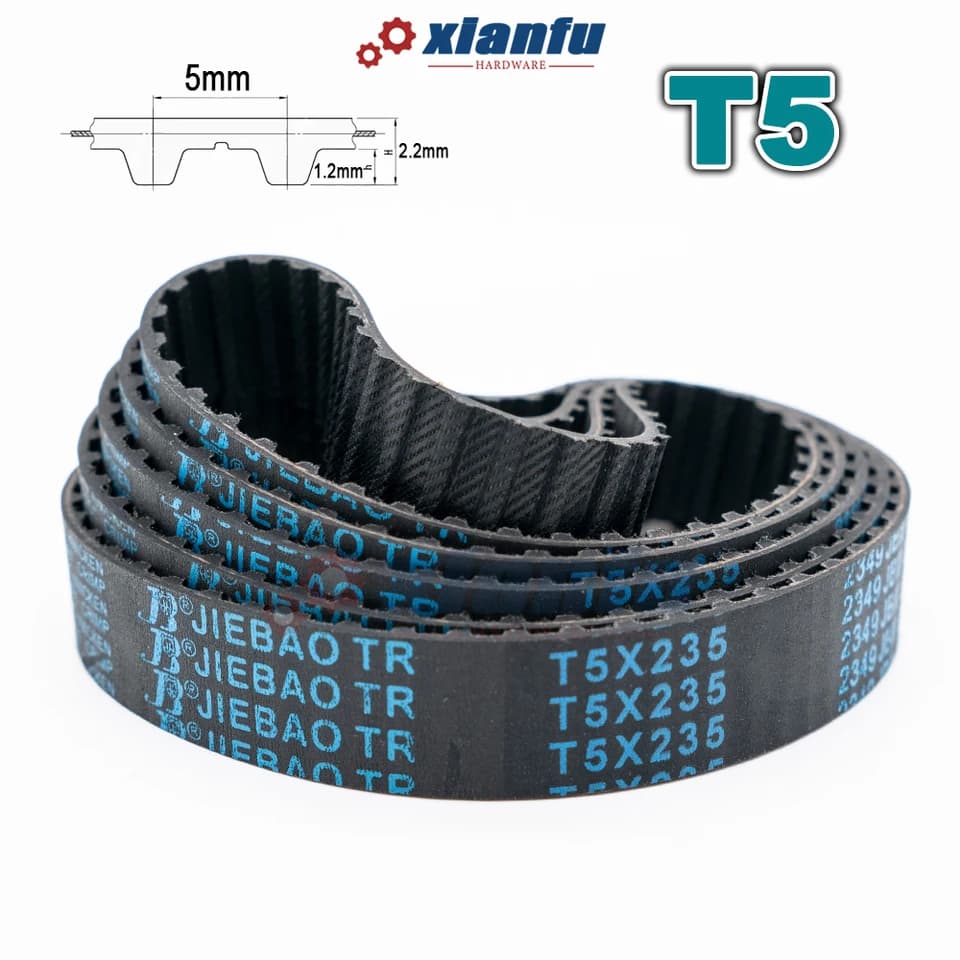 T5 Timing Belt | Closed Loop Trapezoidal Tooth | CNC Drive, 6-40mm Width - Thumbnail 5