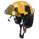 Yellow with earmuffs
