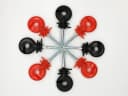 50pcs red