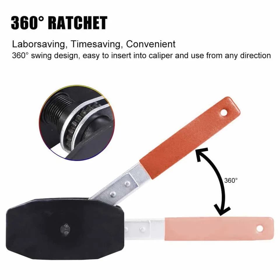 Pads and Rotors Press | Ratchet Caliper Spreader | Twin & Quad Piston - Thumbnail 3
