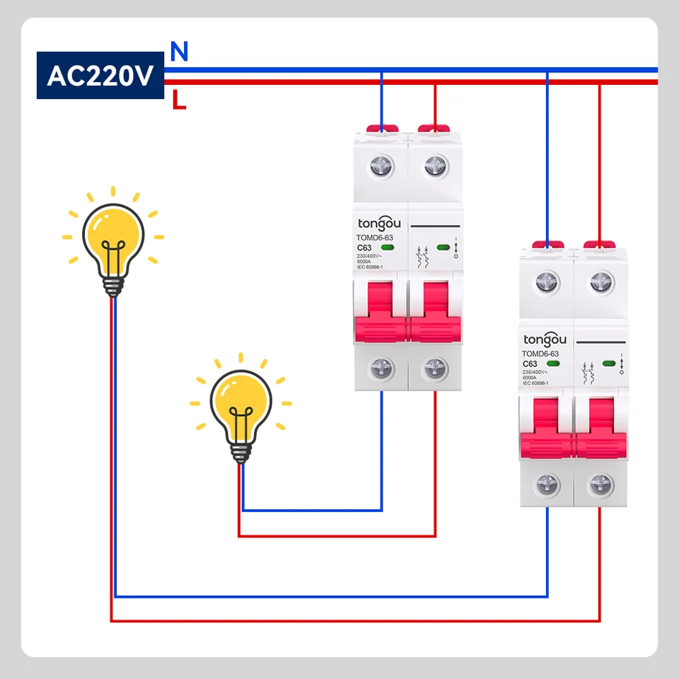 Miniature Circuit Breaker 6A-63A | 1P 2P 3P 4P 6kA | Single & Three Phase MCB - Thumbnail 5