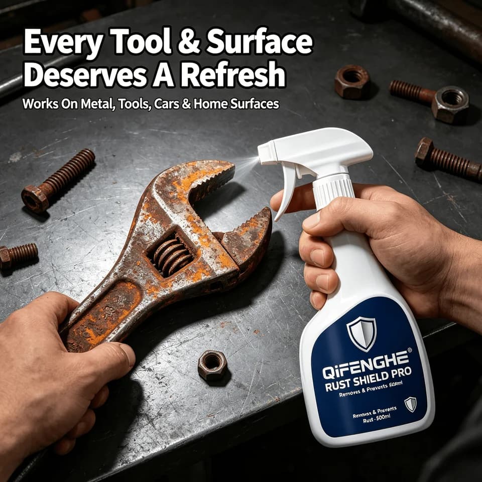 500ml Car Rust Converter Spray | Fast Acting Multi-Surface Cleaner | No Damage, No Residue - Thumbnail 6