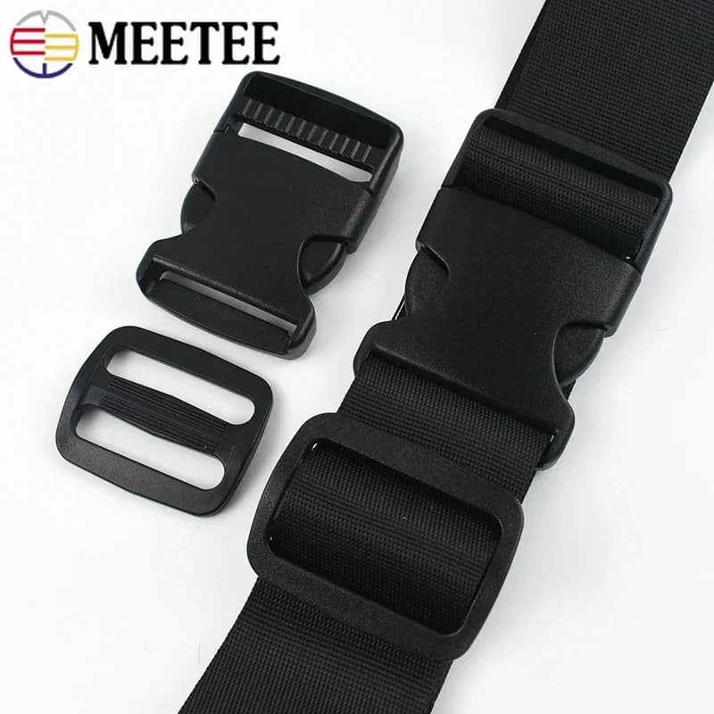 Side Release Buckles | 15-50mm Webbing Straps | Quick Release Adjuster - Thumbnail 5