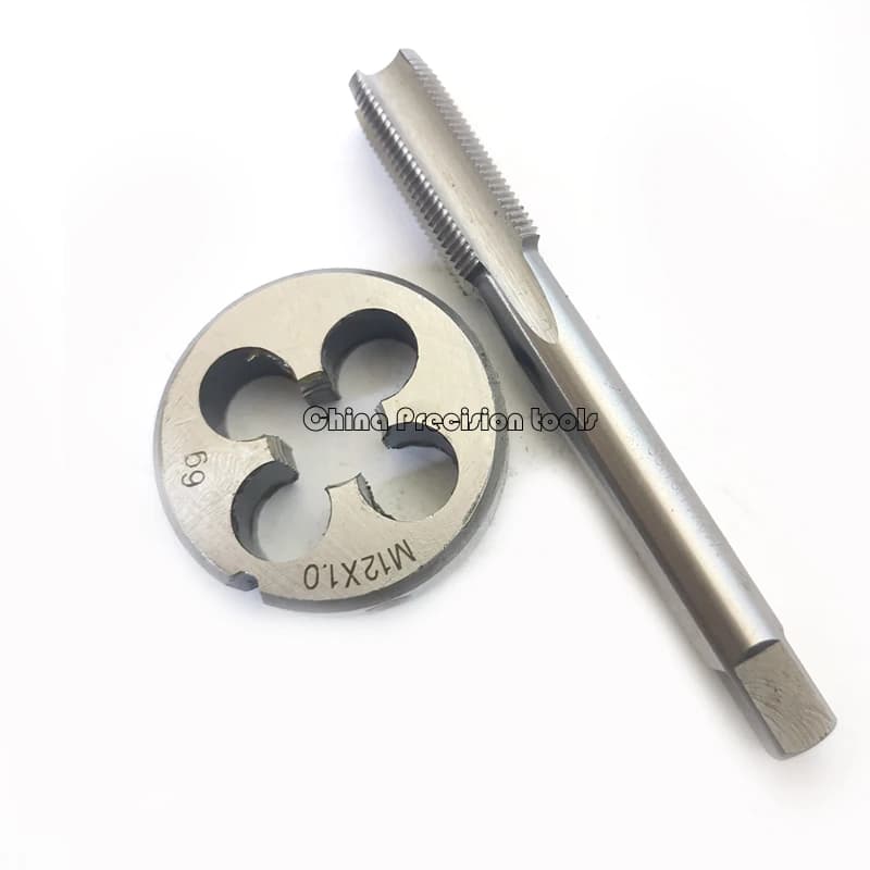HSS Left Hand Tap & Die Set M12 | Metric Threading Tools | Machine Straight Flute - Thumbnail 4