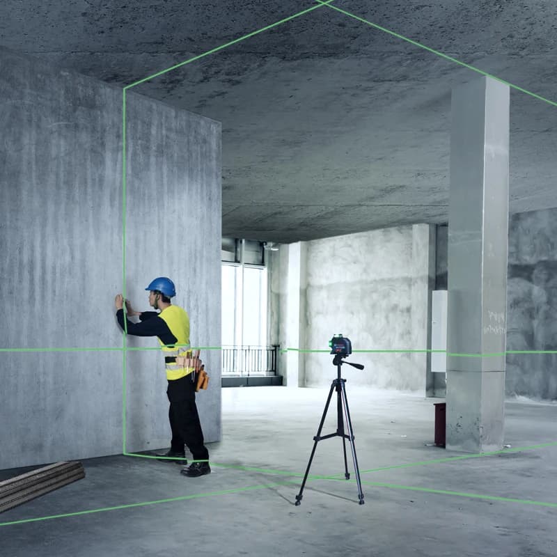 Bosch GLL3-60XG 360° Green Laser Level | 12-Lines Projection | Outdoor Use - Thumbnail 7