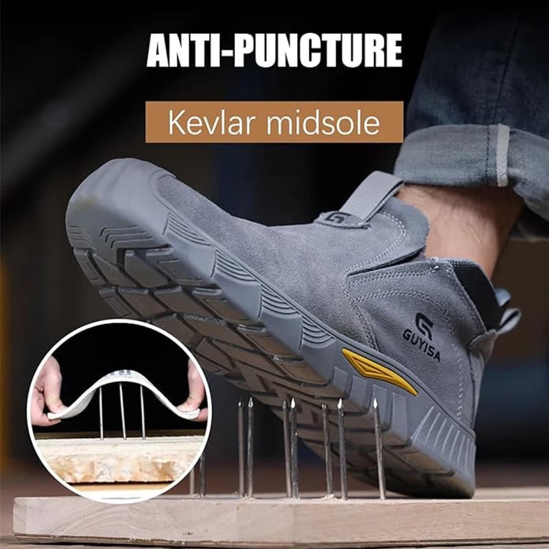 Steel Toe Cap Safety Boots | Welding Workwear | Anti-Smash & Stab-Resistant - Thumbnail 6