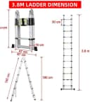 3.8m A Frame Ladder