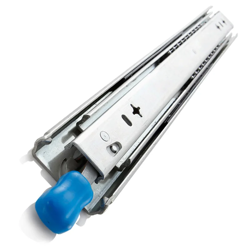 Heavy Duty Garment Hanging Rail Drawer Slides: single slide on a white background.