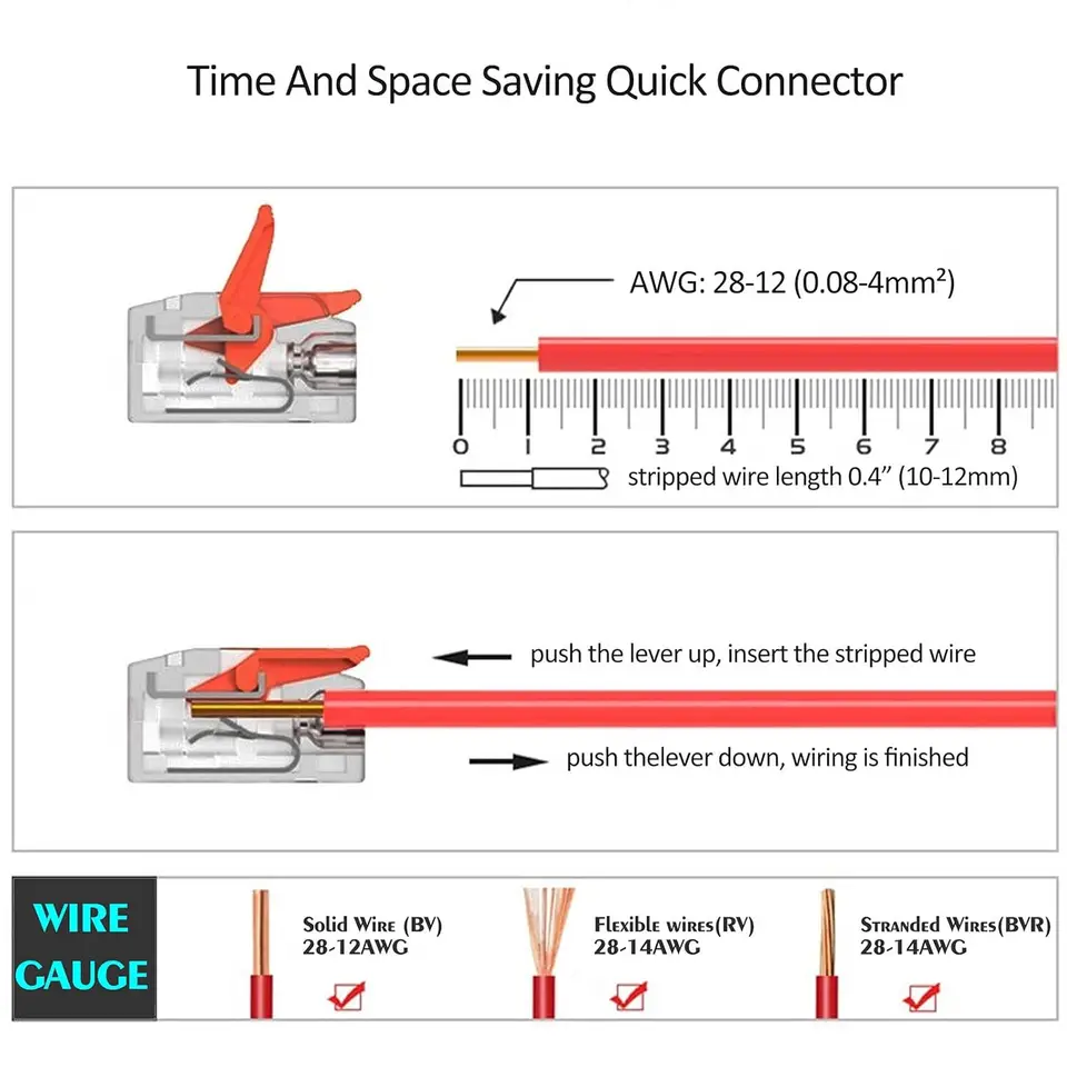 Flexible Tap Connector | 28-12 AWG | 2/3/4/5 Port Quick Connectors - Thumbnail 6