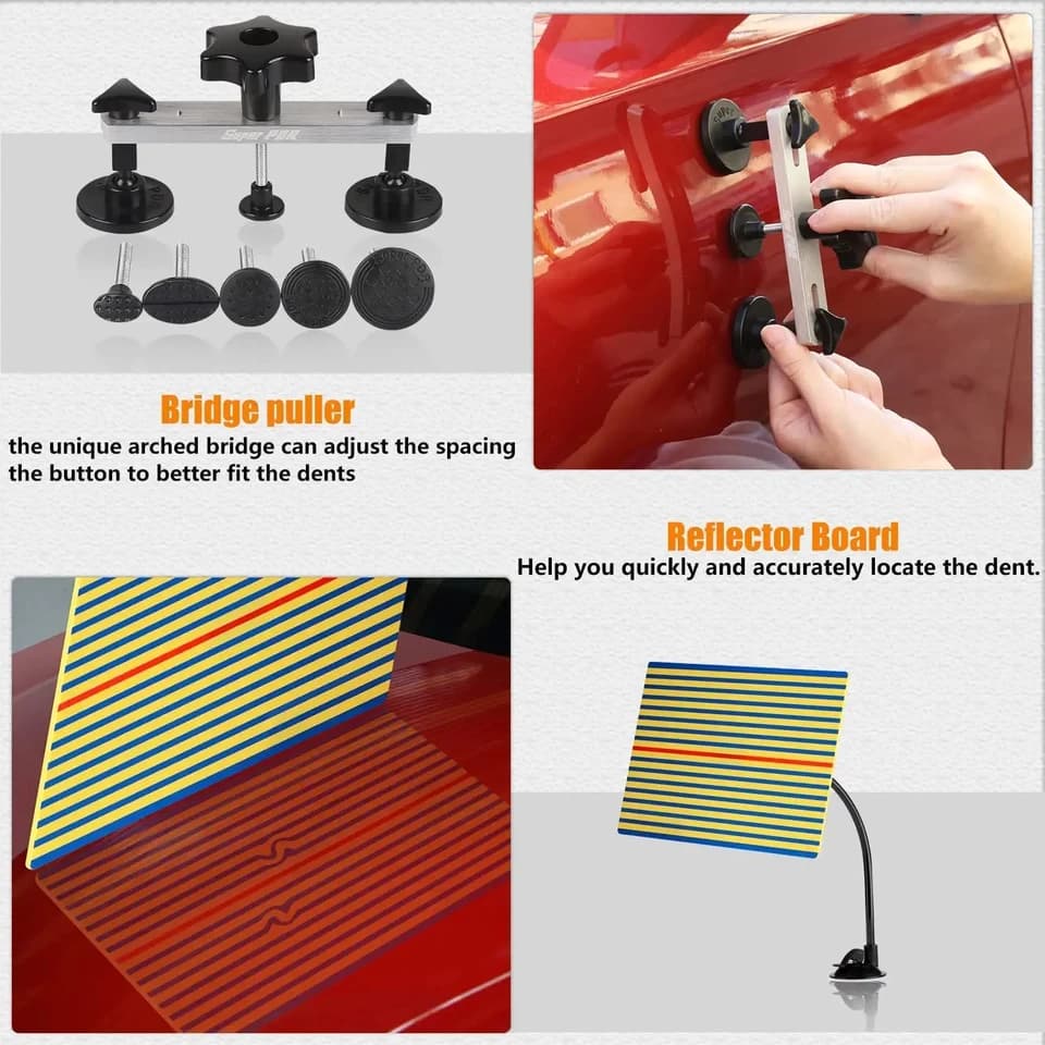 Repair Kit Alternative | Paintless Dent Puller | Auto Body Repair Tools - Thumbnail 6