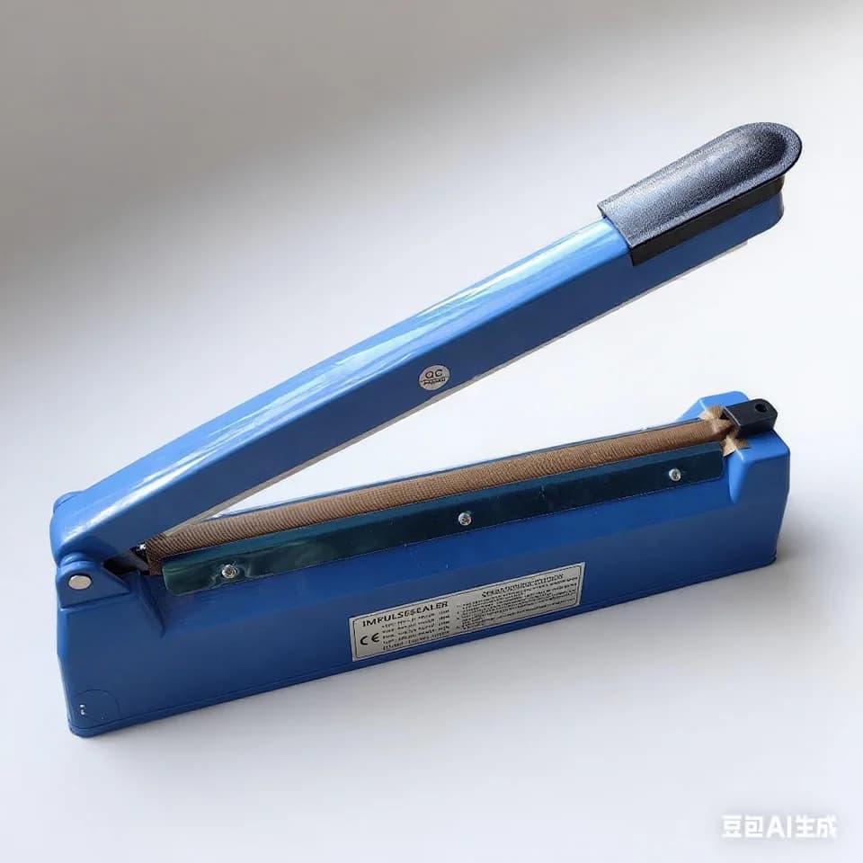 400mm Manual Heat Sealer | Impulse Bag Sealing Machine | For Food & Packaging - Thumbnail 3
