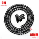 16mmx2m Black