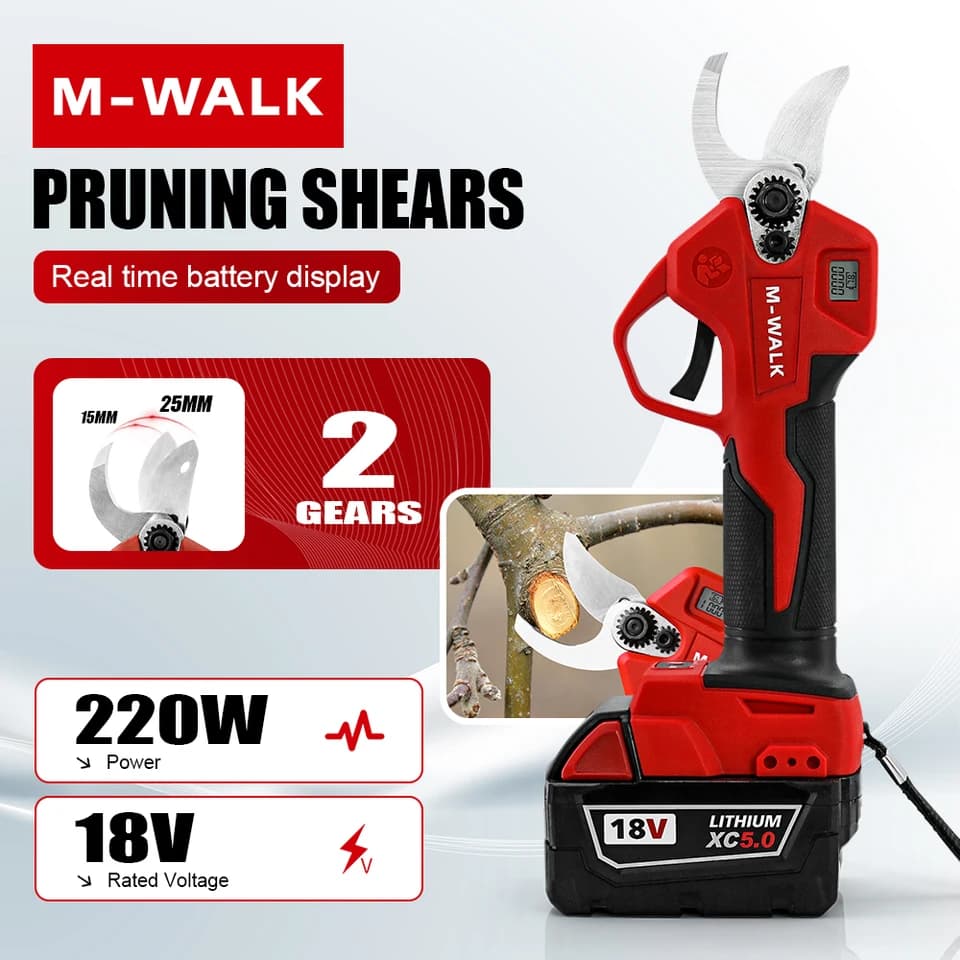 Heavy-Duty Electric Sheep Shears & Pruner | 25mm Cut | For Makita 18V Battery - Thumbnail 3