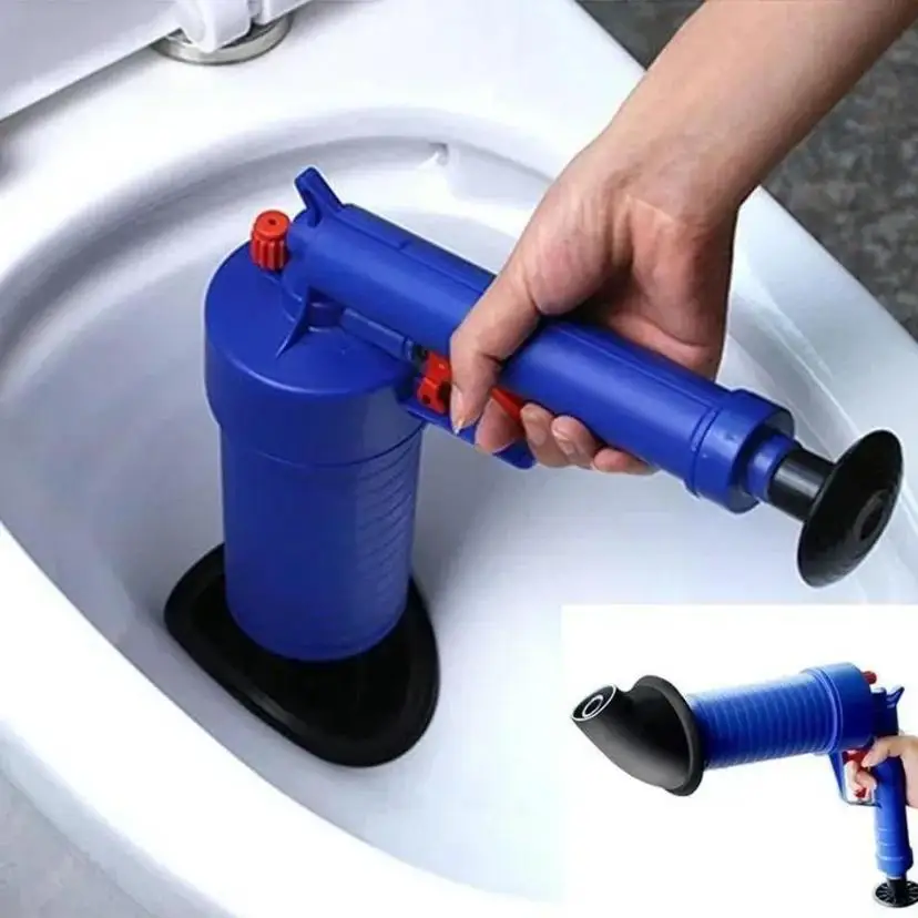 Toilet Plunger | Pump Action Power Cleaner | Floor Drain Unblocker - Thumbnail 5