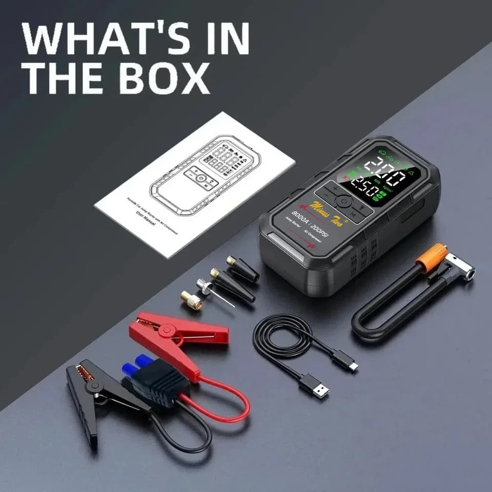 Jumper Cables for Car | Wireless Battery Booster | Emergency Power Supply - Thumbnail 6