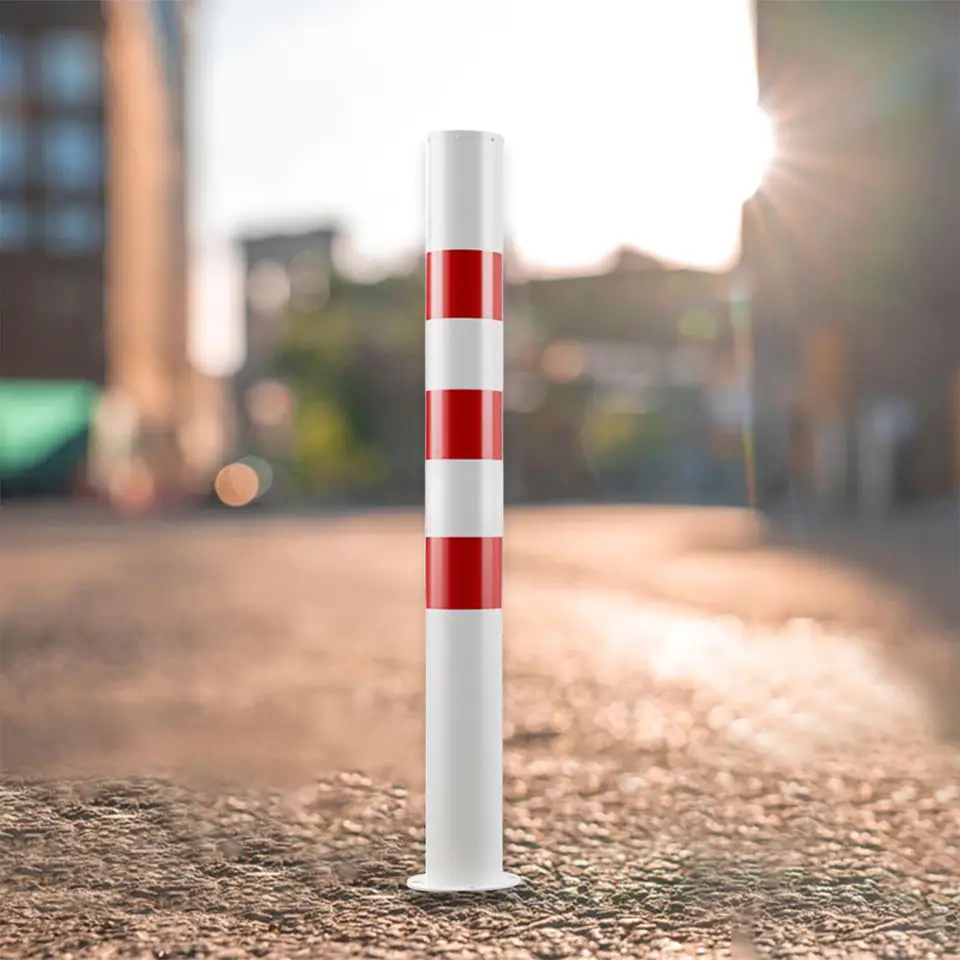 Steel Security Bollard | 900mm High | Traffic Management & Access Control - Thumbnail 2