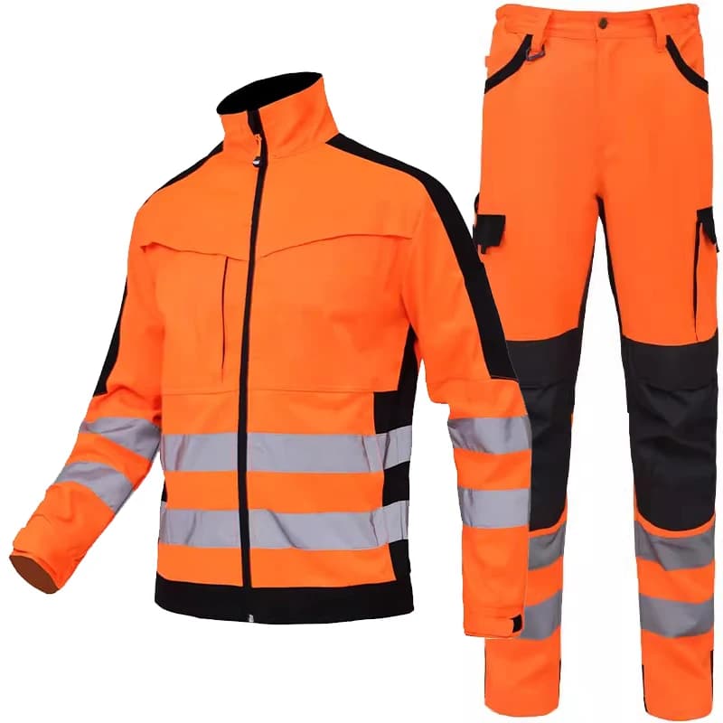 Biohazard Hazmat Suit | Hi-Vis Reflective Set | Workshop Mechanic Uniform