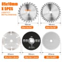 5Pcs 85X10mm Set B