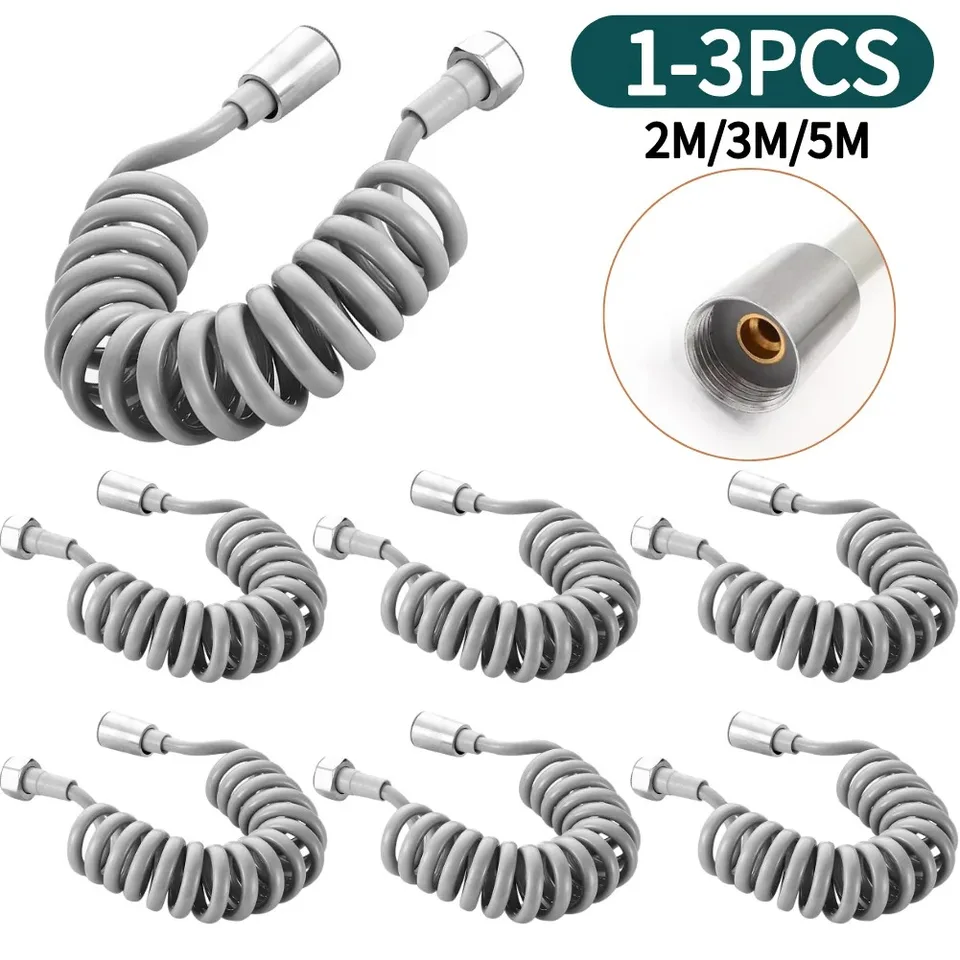 Flexible Shower Hose for Washing Machine | 2m, 3m, 5m Lengths | Bidet Sprayer Compatible - Thumbnail 3