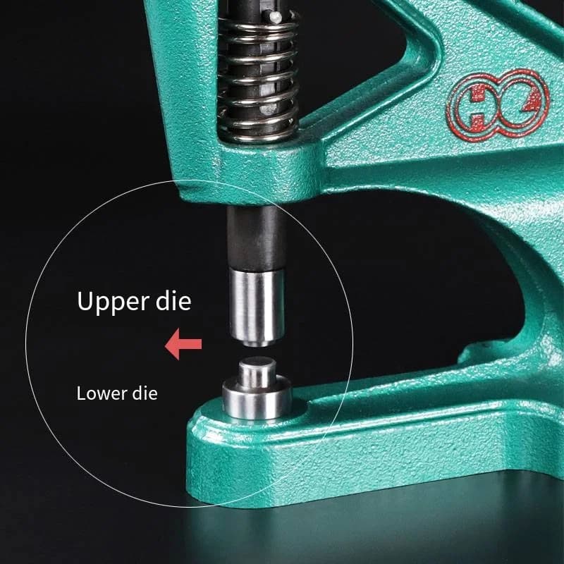 Tarpaulin Eyelets Kit | Hand Press Eyelet Punch Set | Metal Grommet Mould - Thumbnail 5
