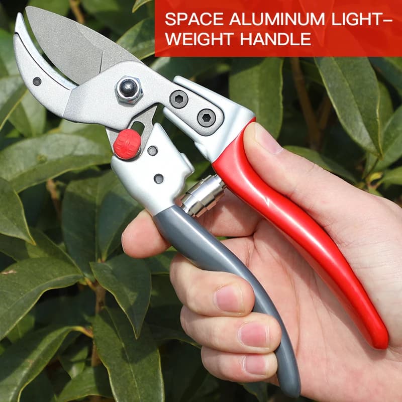 Heavy Duty Bypass Secateurs | Fruit Tree Pruning | Labour-Saving Design - Thumbnail 7