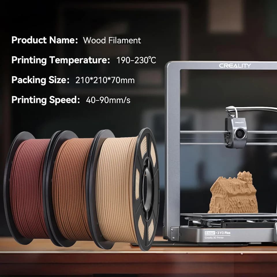 PLA 3D Printer Filament | 1.75mm ±0.03mm Tolerance | 1kg Spool - Thumbnail 6