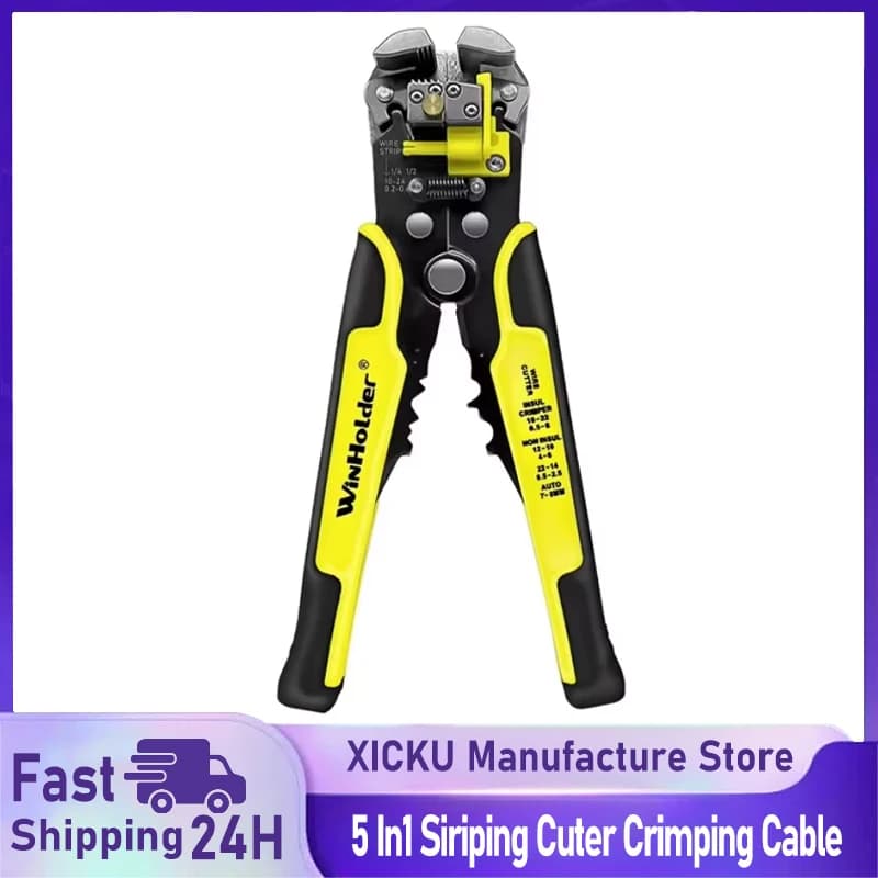 Automatic Crimping Tool | Wire Stripping & Cutting | Network Cable Multi-tool - Thumbnail 3