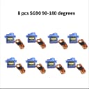 8 pcs SG90 90-180