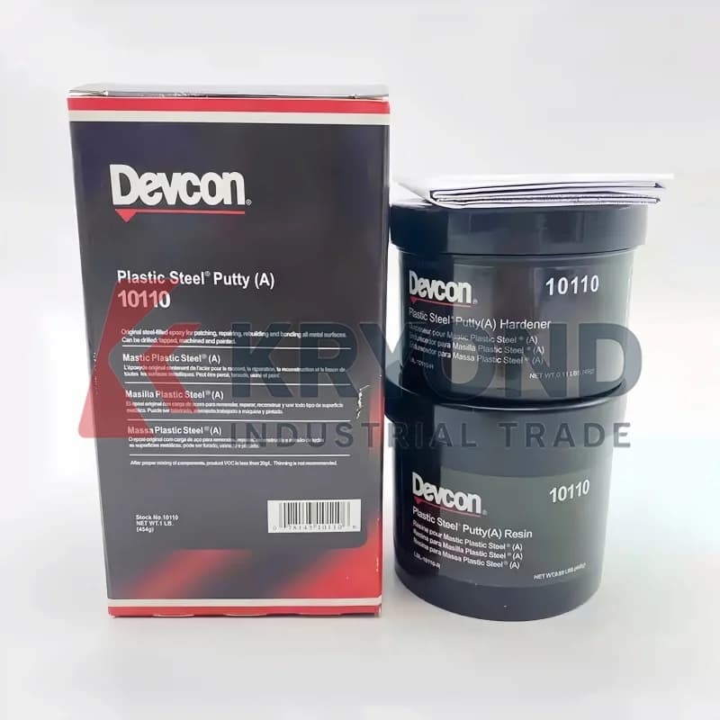 Devcon 10110 Steel Putty | Jointing compound for slabs | 454g Epoxy metal repair - Thumbnail 4
