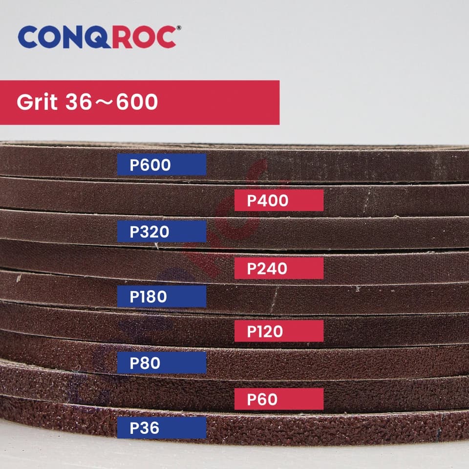 30x 9x533mm Sanding Belts | Aluminium Oxide Abrasive | P36-P600 Grit Assortment - Thumbnail 6