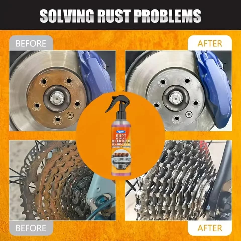 Rust Remover Spray | Fast-Acting Deruster for All Metal Surfaces | Car & Industrial Use - Thumbnail 4