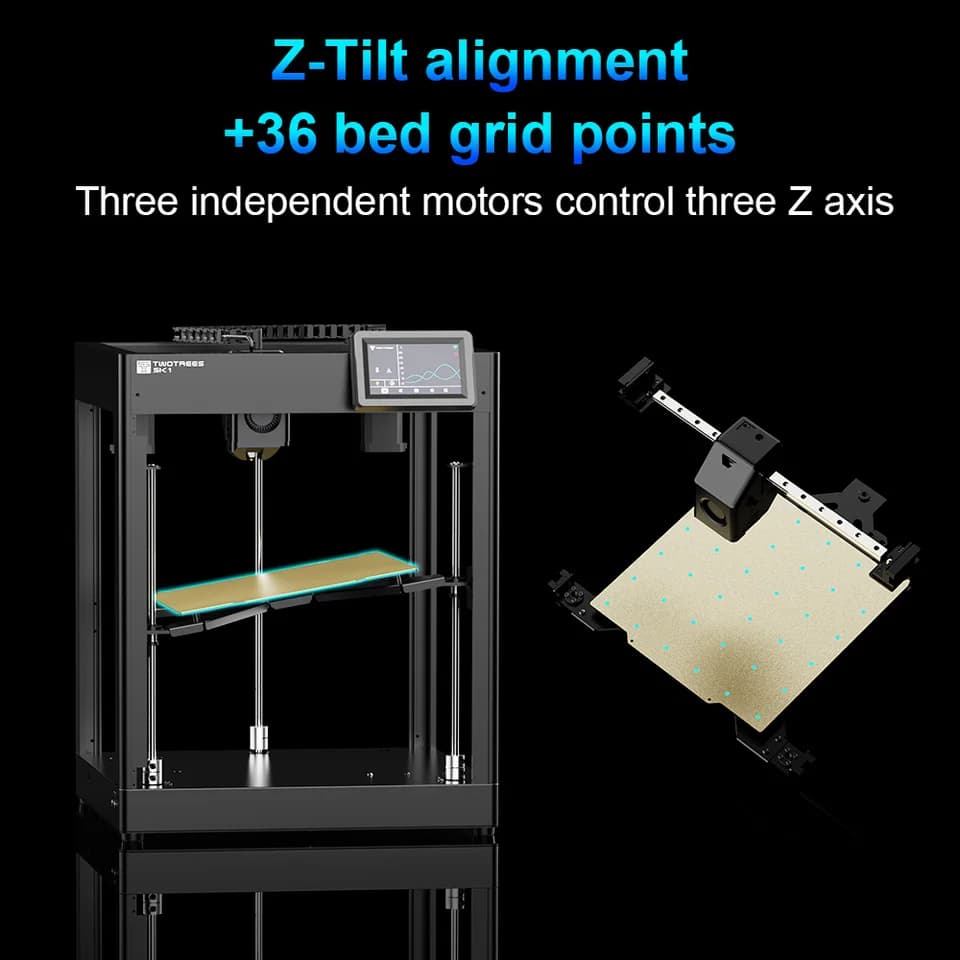 SK1 3D Printer | 700mm/s Fast Speed FDM | Auto-Levelling, 300°C Direct Extruder - Thumbnail 6
