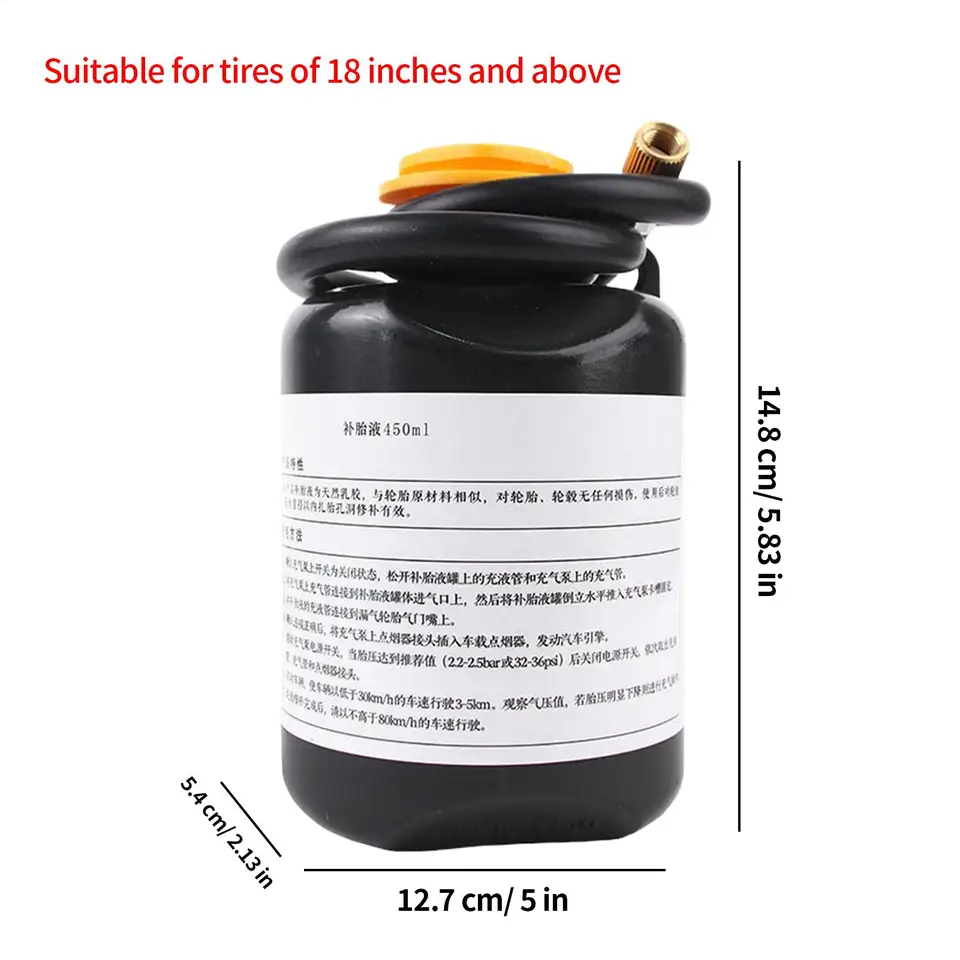 Tyre Sealant Jointing Compound 450ml | All-Weather Puncture Repair | Tractor & ATV - Thumbnail 6