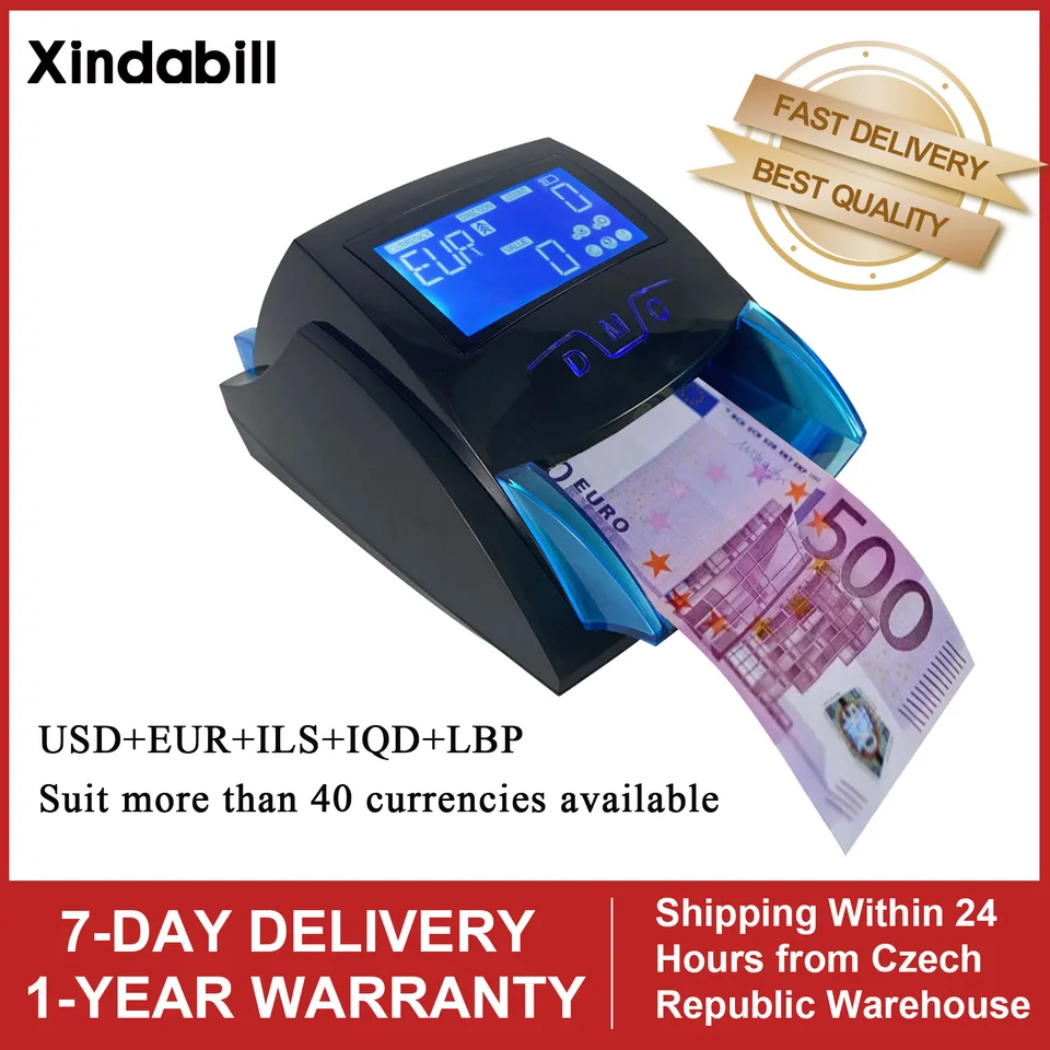 Mini Counting Note Machine | UV/MG Counterfeit Detection | Portable Battery Power - Thumbnail 2
